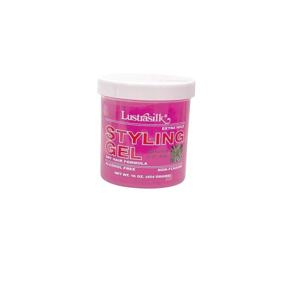 Lustrasilk Styling Gel Dry Hair Formula 16 Oz